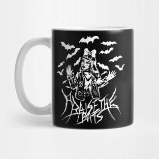 Praise The Bats Goth Punk Girl Mug